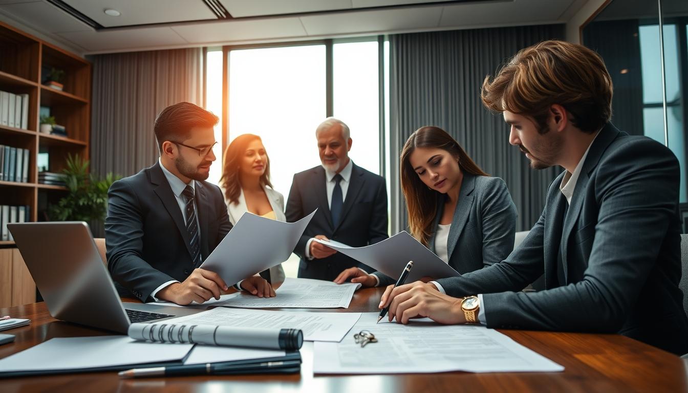 Real estate ownership transfer documents and closing confirmation